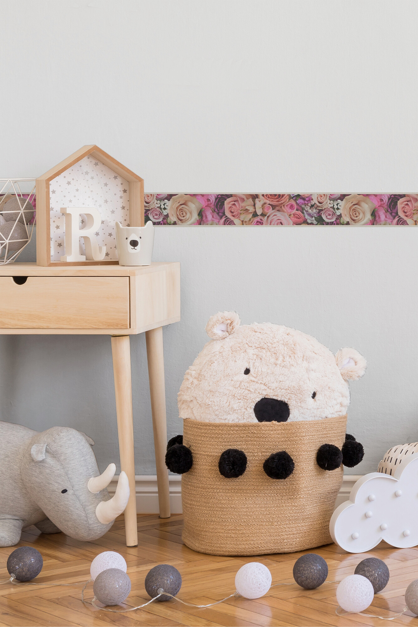 A.S.Creation Bordüre rosa B/H/D: ca. 5x500x6,5 cm