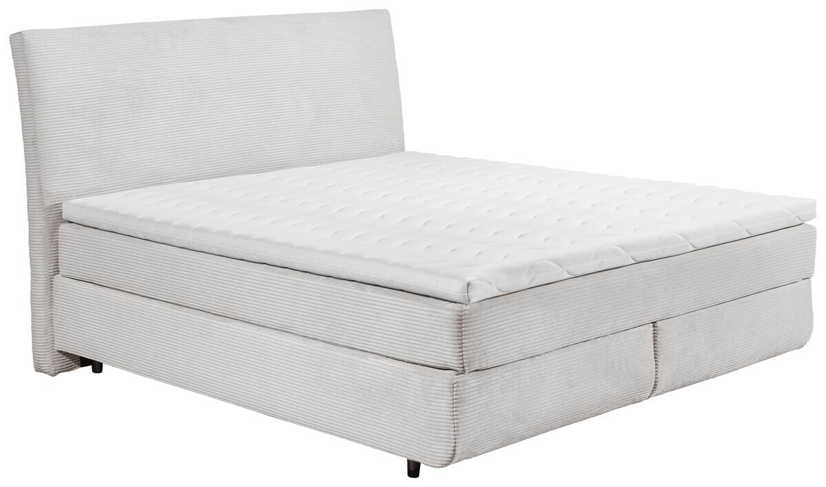 Boxspringbett Marbella Silbergrau Liegefläche B/L: ca. 180x200 cm