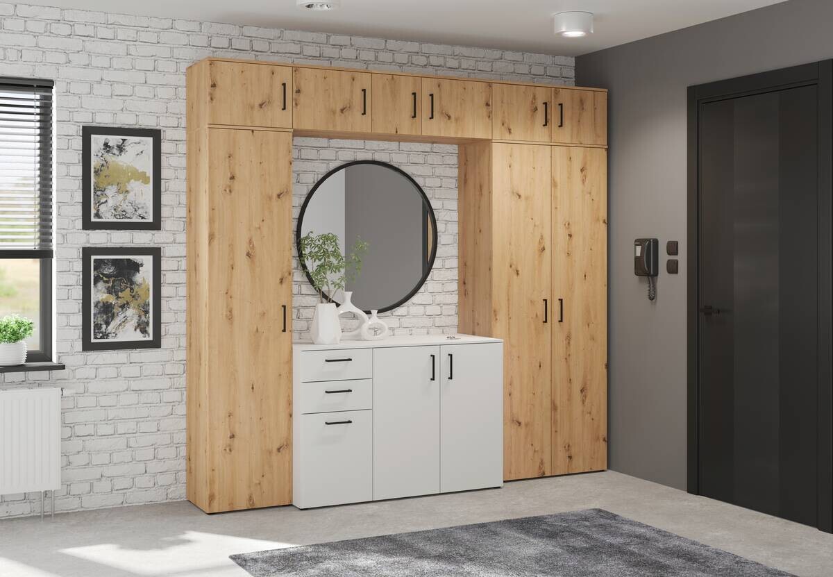 Aufsatz Multi-Stauraum Typ 10 Beton Optik B/H/T: ca. 45x35x40 cm