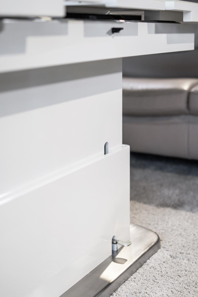 Couchtisch Levi weiß MDF B/H/T: ca. 135x50x75 cm