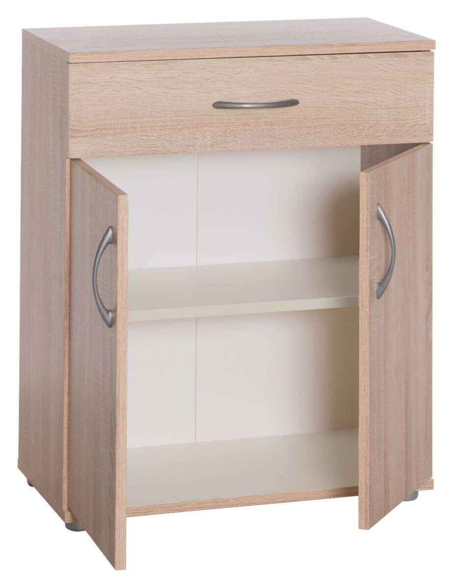 Kommode Peggy 2 Eiche Sonoma Nachbildung B/H/T: ca. 57x69x29 cm