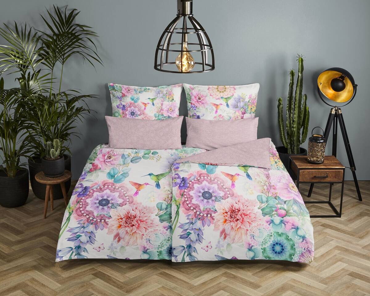 Baumwoll Bettwäsche Isaye Satin Multi Baumwolle B/L: ca. 135x200 cm