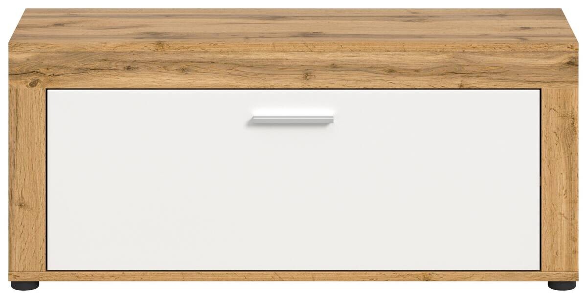 Sitzbank JAM Eiche Wotan Nachbildung weiß B/H/T: ca. 100x44x35 cm