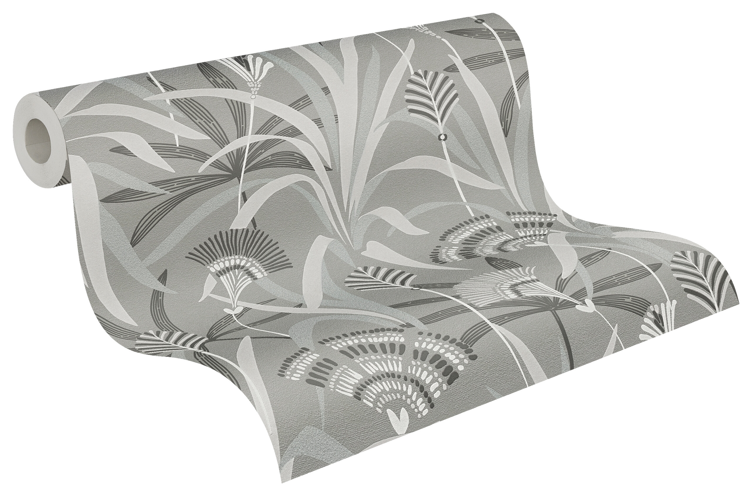 A.S.Creation Vliestapete grün blau grau B/H/D: ca. 53x1005x9,2 cm