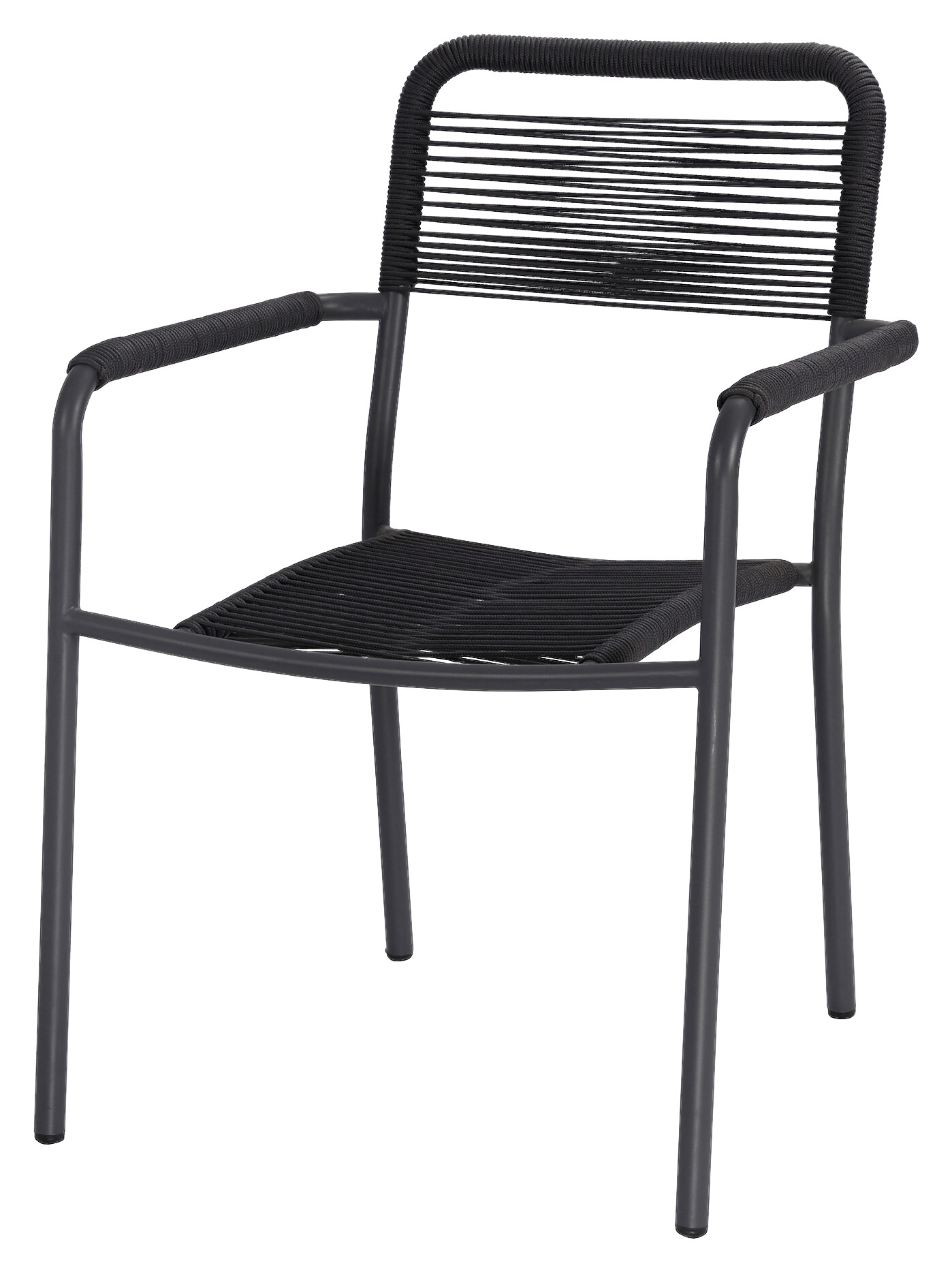 POCOline Gartenstuhl Mona grau Polyrattangeflecht