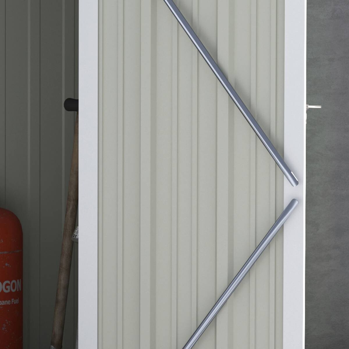 Outsunny Gartenhaus grün B/H/L: ca. 84x189x142 cm