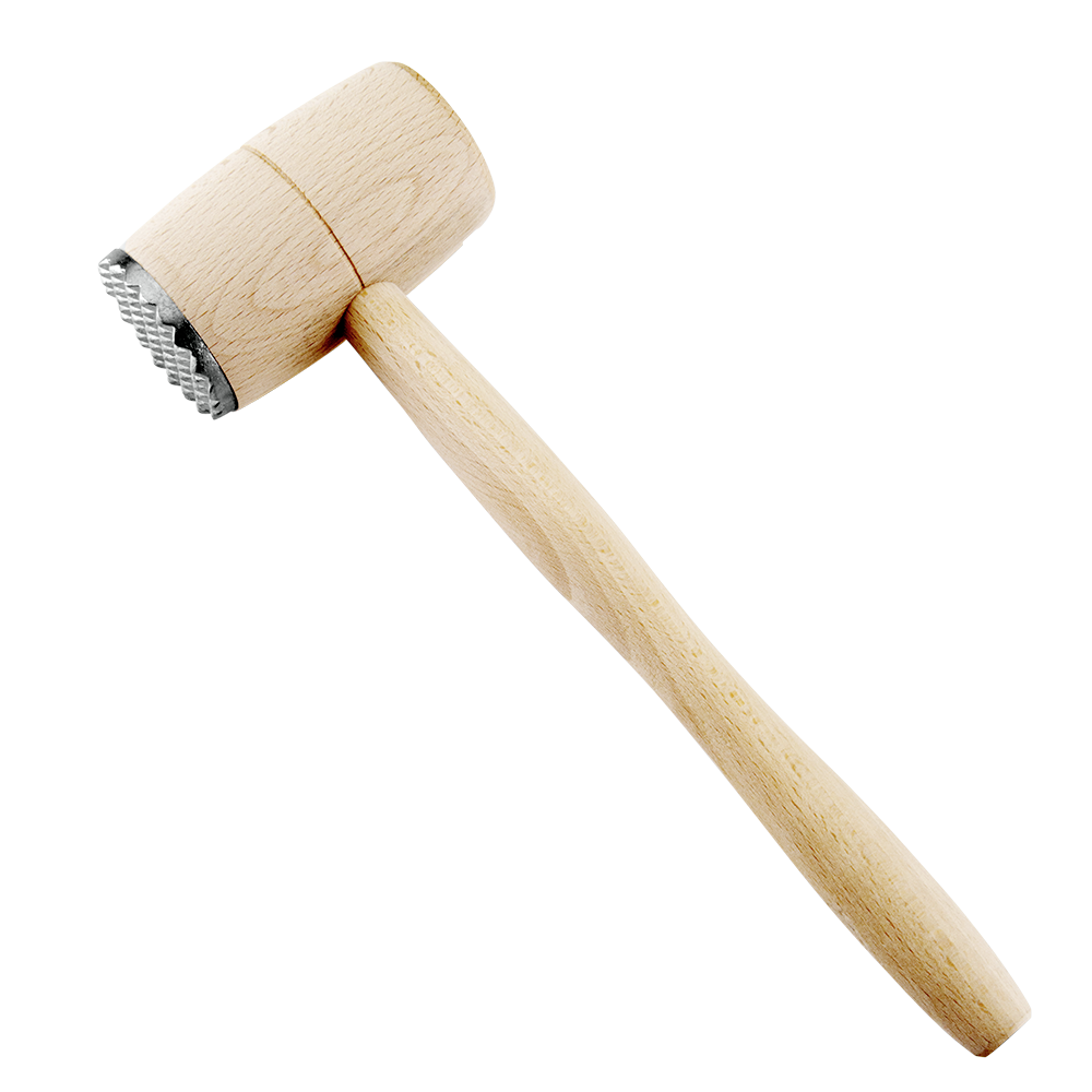 Metaltex Fleischhammer natur Holz B/H/L: ca. 5,7x34x9,5 cm