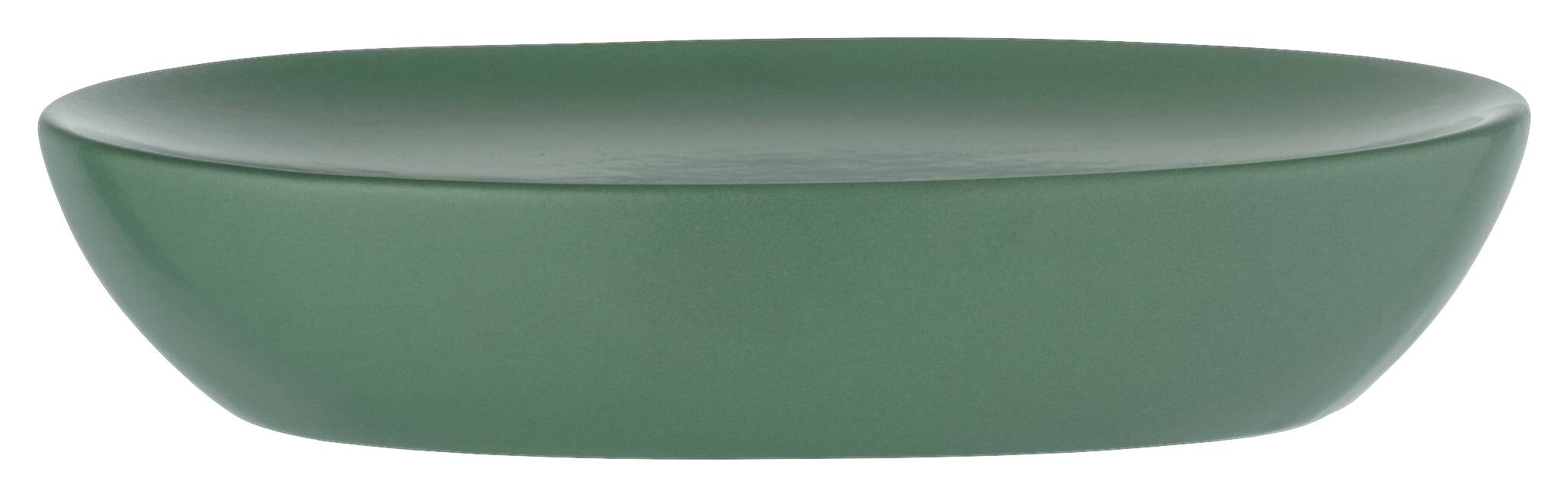 Allstar Seifenablage Olinda grün Keramik B/H/T: ca. 12x3x8,5 cm