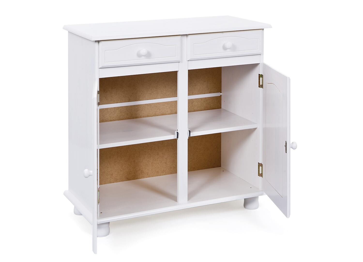 Kommode Lovi weiß lackiert B/H/T: ca. 88x87x43 cm