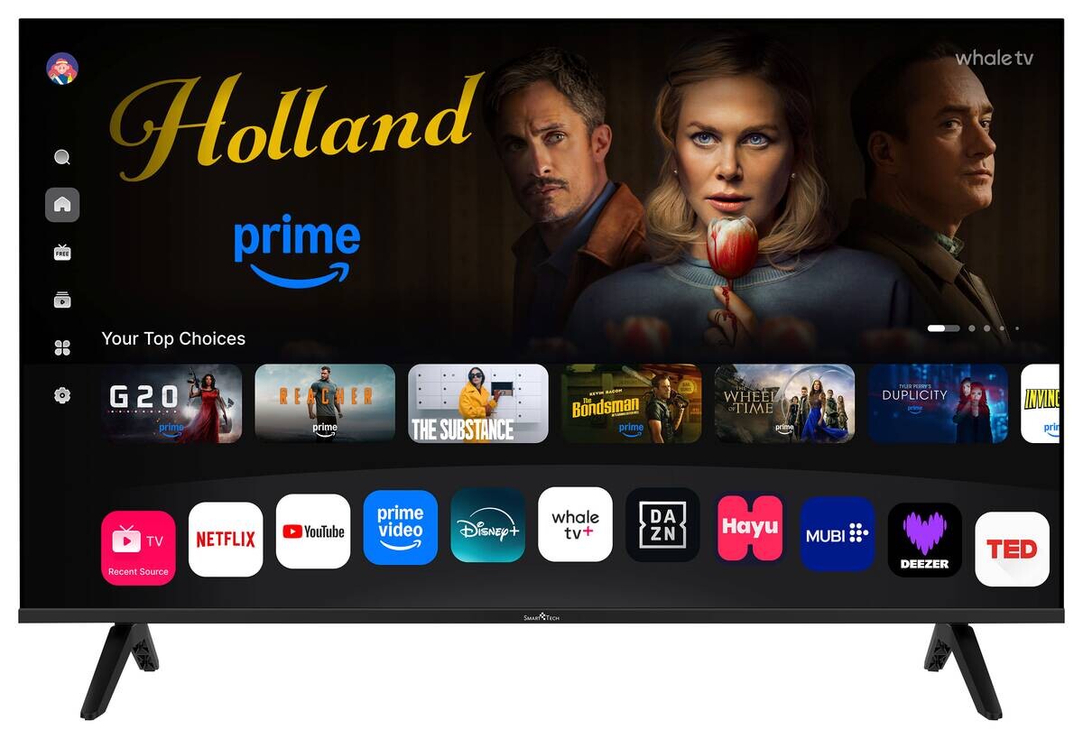 Smart-Tech LED-Fernseher 43FH01K B/H: ca. 96x61 cm