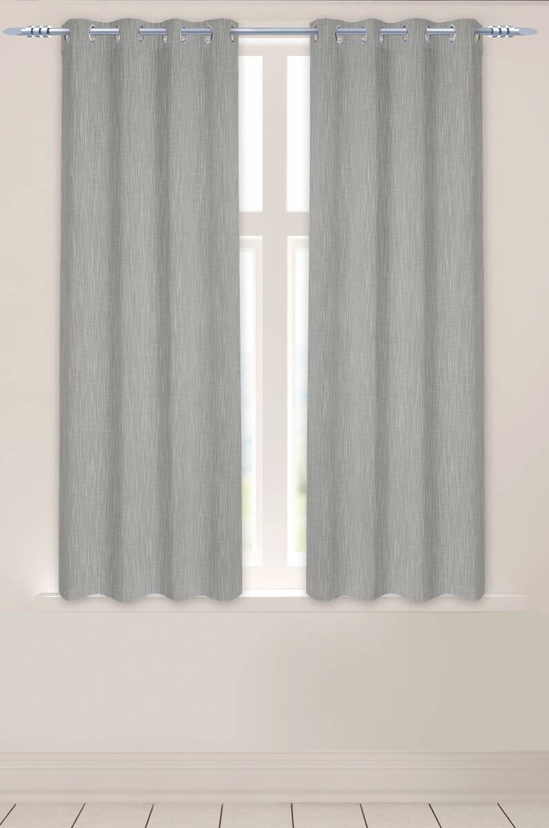 Ösenvorhang Savina champagner B/L: ca. 140x175 cm