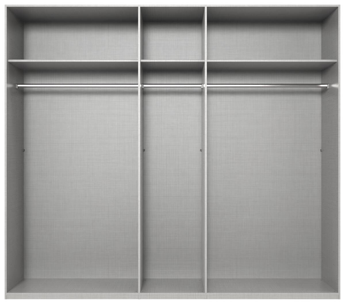 Schwebetürenschrank Atlanta Graphit B/H/T: ca. 250x216x65 cm