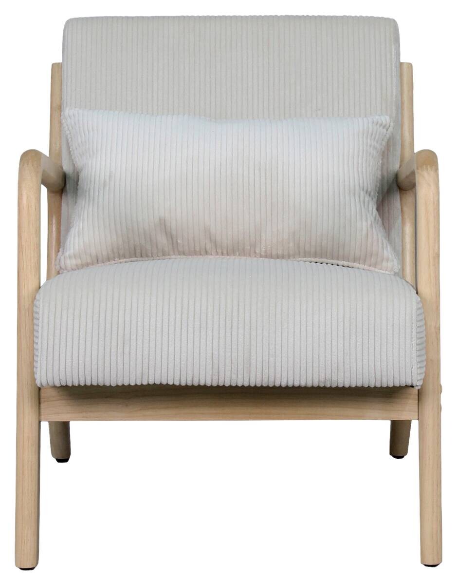 Sessel NOHR natur weiß B/H/T: ca. 65,2x80,6x76 cm