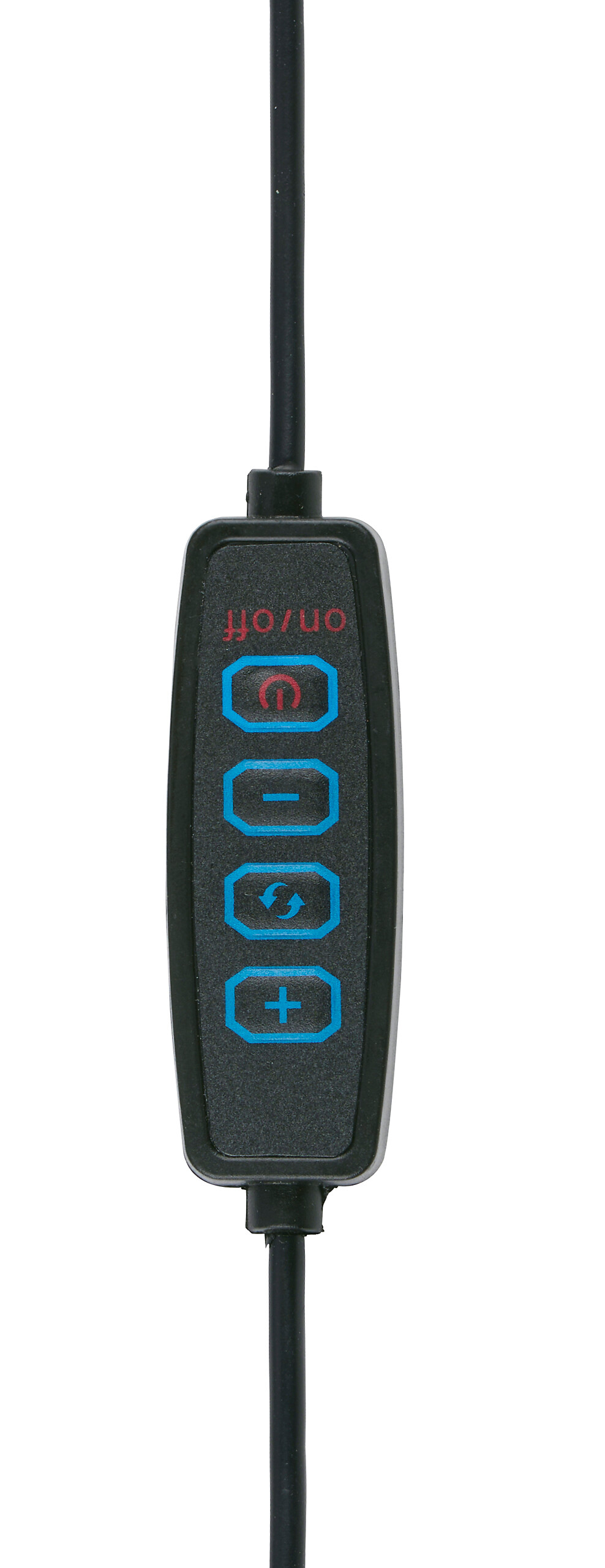 Ringlicht schwarz B/H/L: ca. 3,3x30x27,5 cm 1 Brennstellen