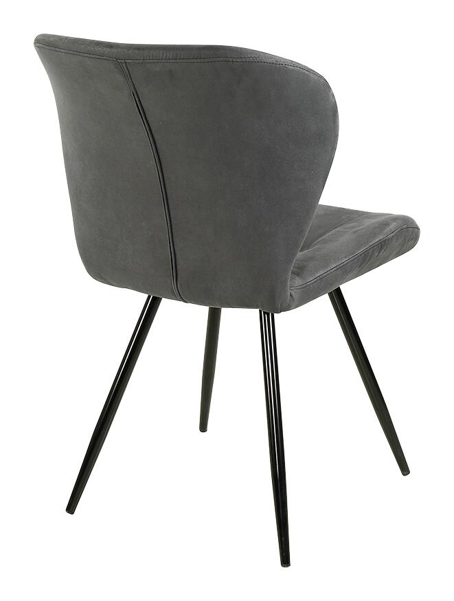 Stuhl  anthrazit Vintage B/H/T: ca. 54x86x64 cm