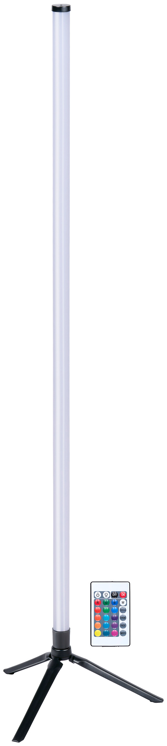 Grundig LED-Stehleuchte schwarz B/H/L: ca. 2,5x2,5x120 cm