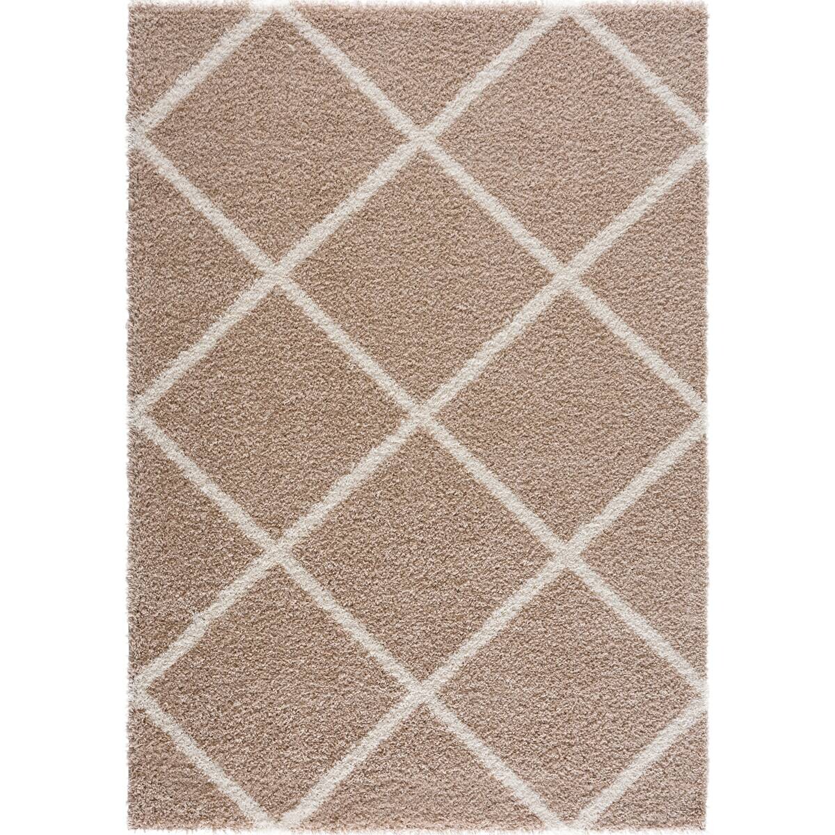 Sanat Hochflorteppich MADRID beige B/L: ca. 160x230 cm