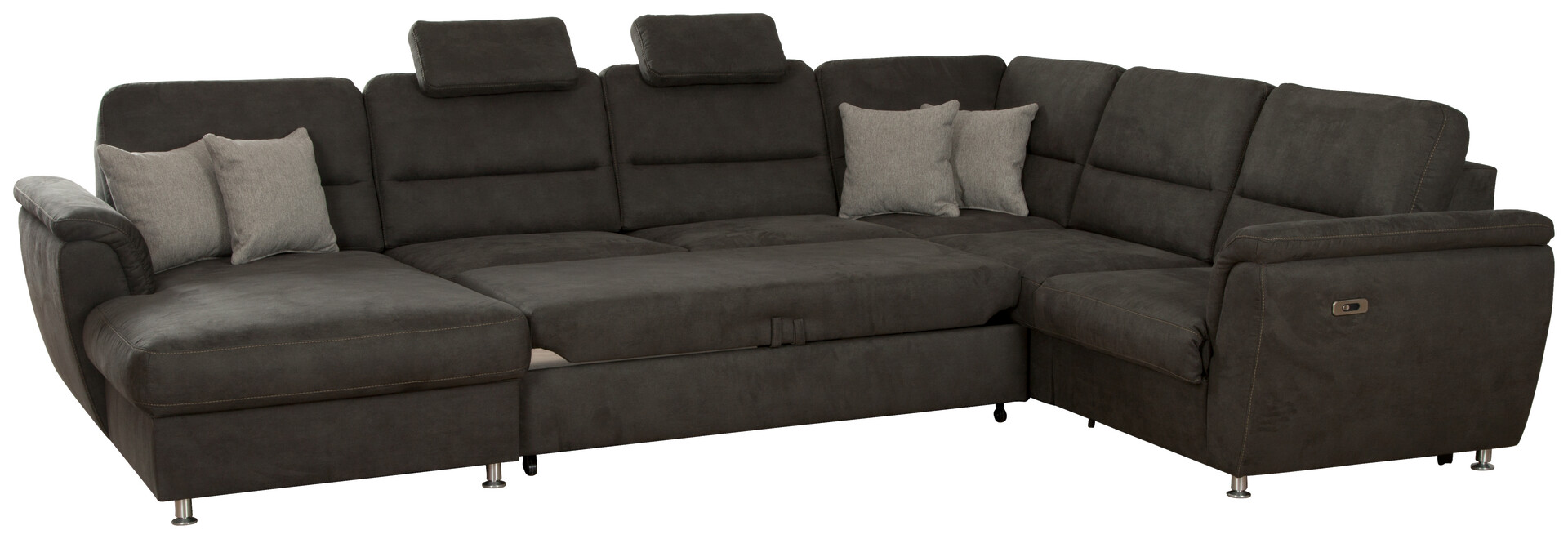 Wohnlandschaft Deva hellgrau