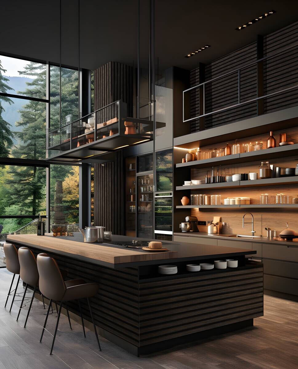 Akustikpaneel nussbaum L/B/H: ca. 1,9x56,1x240 cm pro Stück