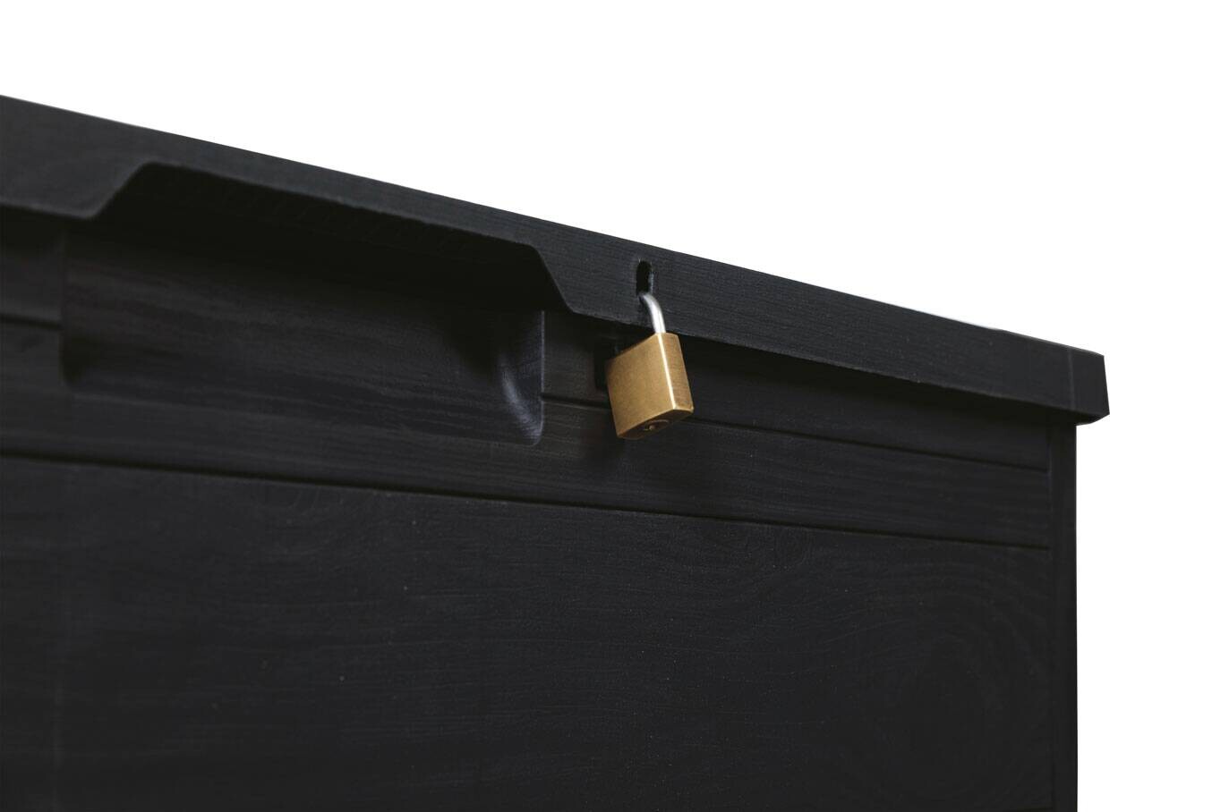 Toomax Aufbewahrungsbox Woodys anthrazit Kunststoff B/H/L: ca. 52,7x44,5x77,5 cm