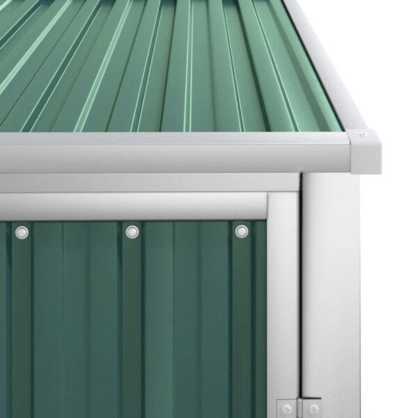 vidaXL Geräteschuppen grün B/H/T: ca. 88x210x93 cm