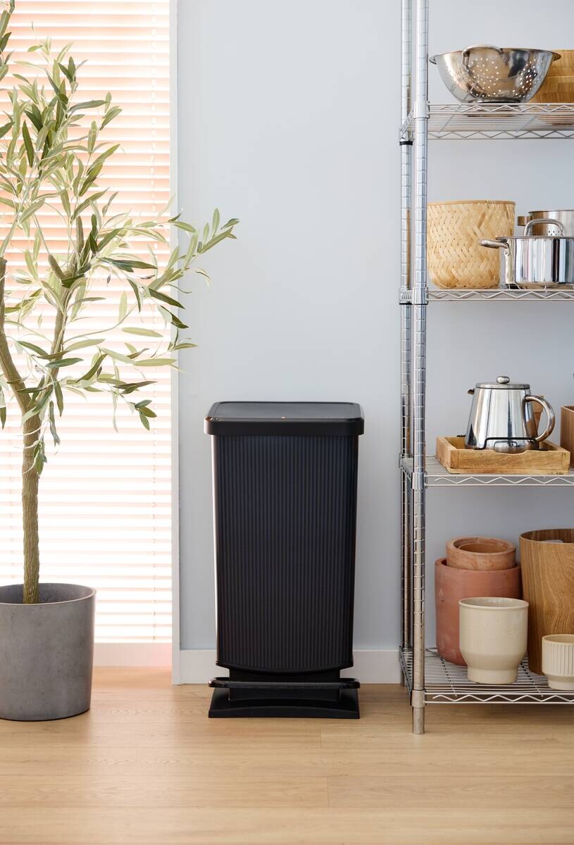 Rotho Treteimer blau B/H/L: ca. 29x67x35 cm