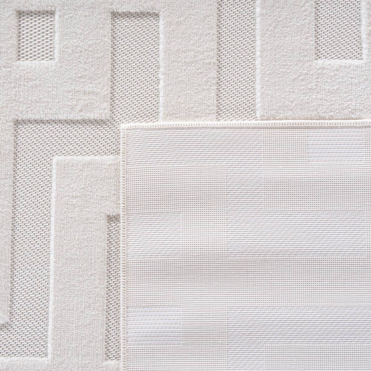 Ayyildiz Kurzflorteppich DOHA creme B/L: ca. 240x340 cm