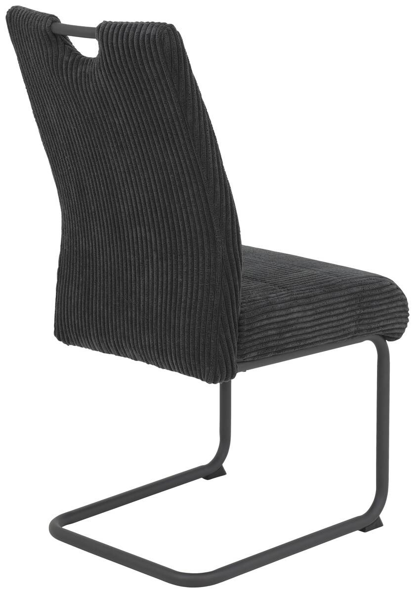 Schwingstuhl Merkur anthrazit Microfaser B/H/T: ca. 47x99x63 cm