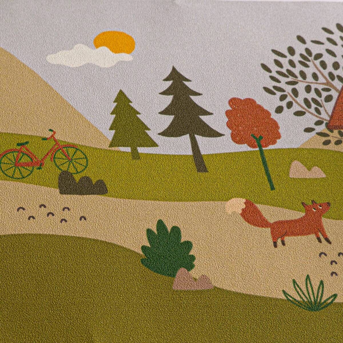 A.S.Creation Bordüre beige grau grün B/H/D: ca. 18x500x6,8 cm