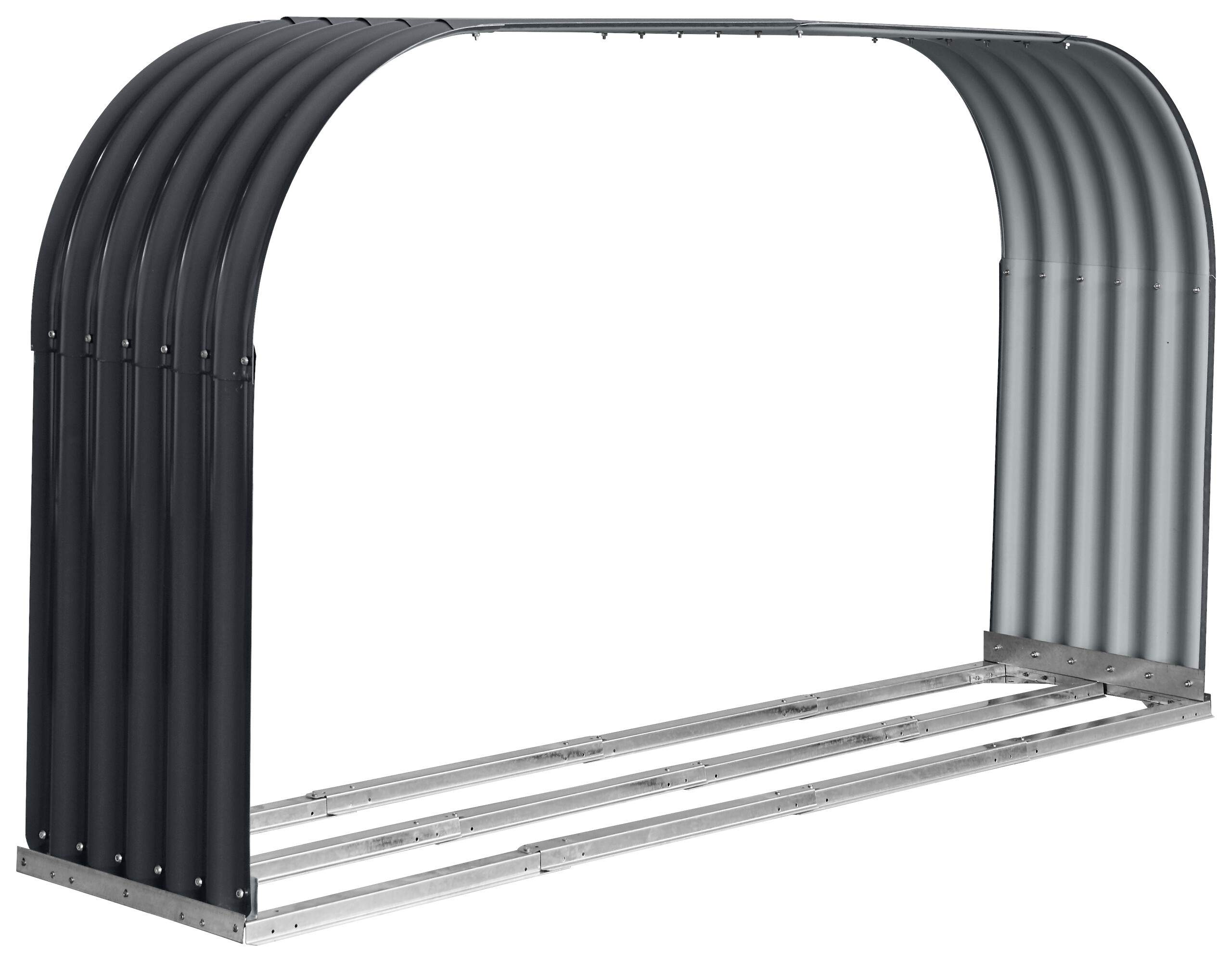 Westmann Kaminholzregal anthrazit B/H/L: ca. 46x111x212 cm