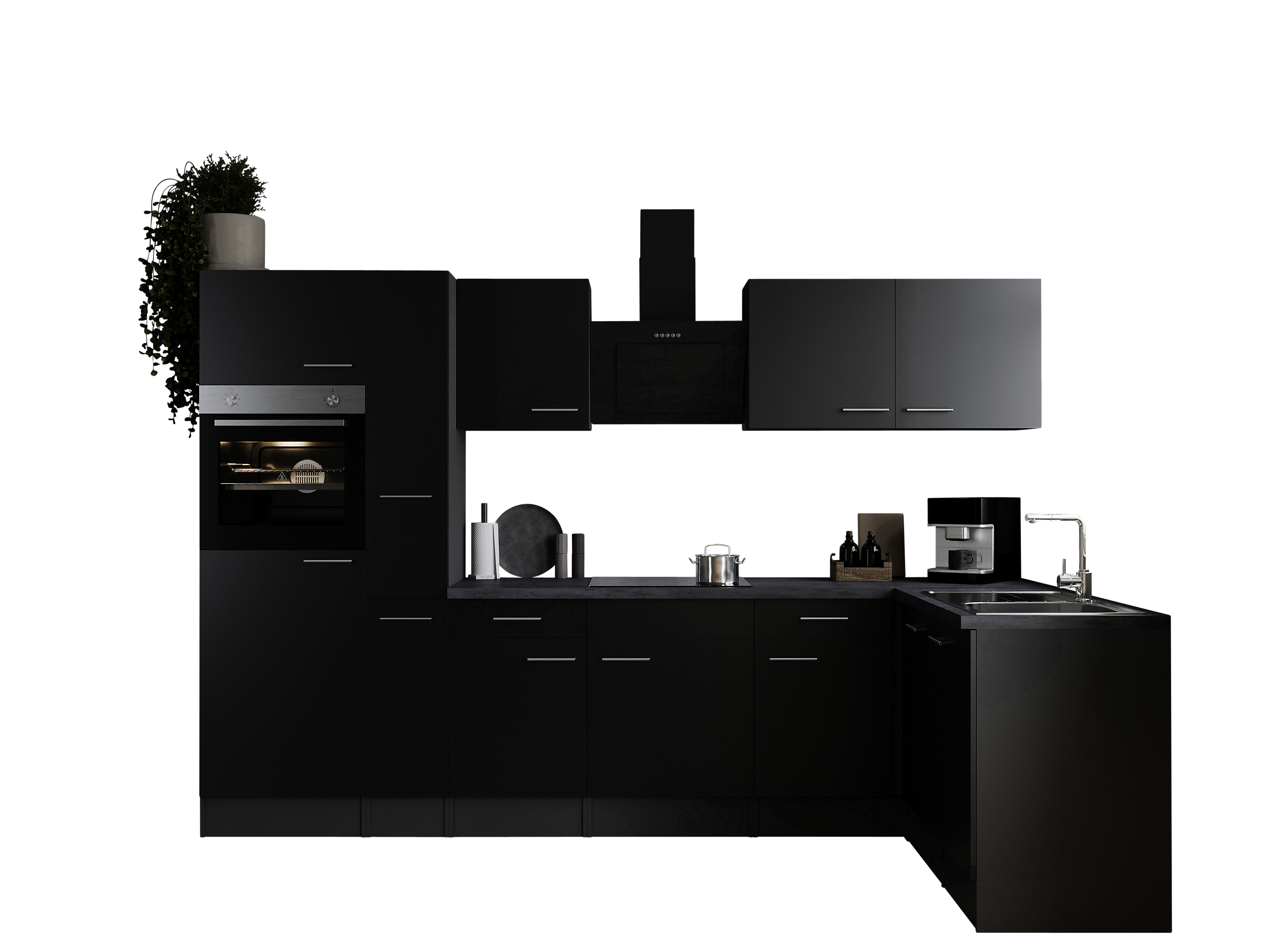 Winkelküche Oliver B/H/T: ca. 310x205x172 cm