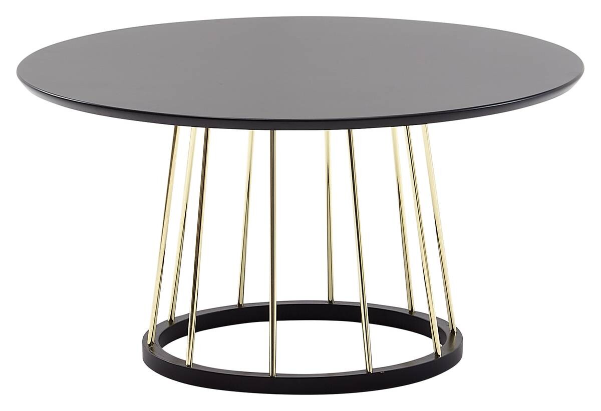 Wohnling Couchtisch schwarz B/H/T: ca. 80x42x80 cm