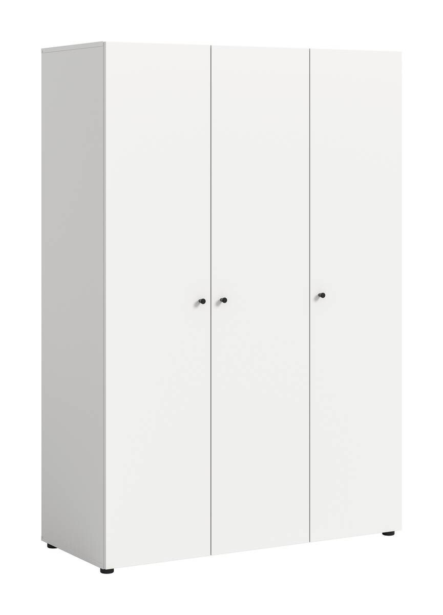 Kleiderschrank DARWIN weiß B/H/T: ca. 120x176x51 cm