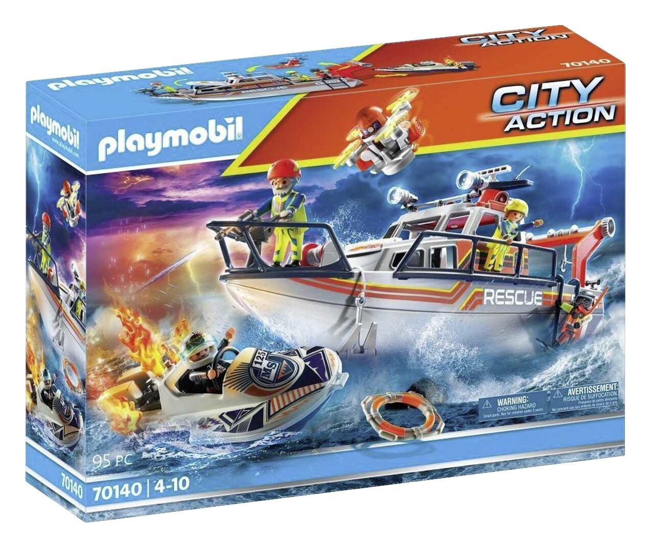 Playmobil City Action Seenot Löscheinsatz Rettungskreuzer 70140