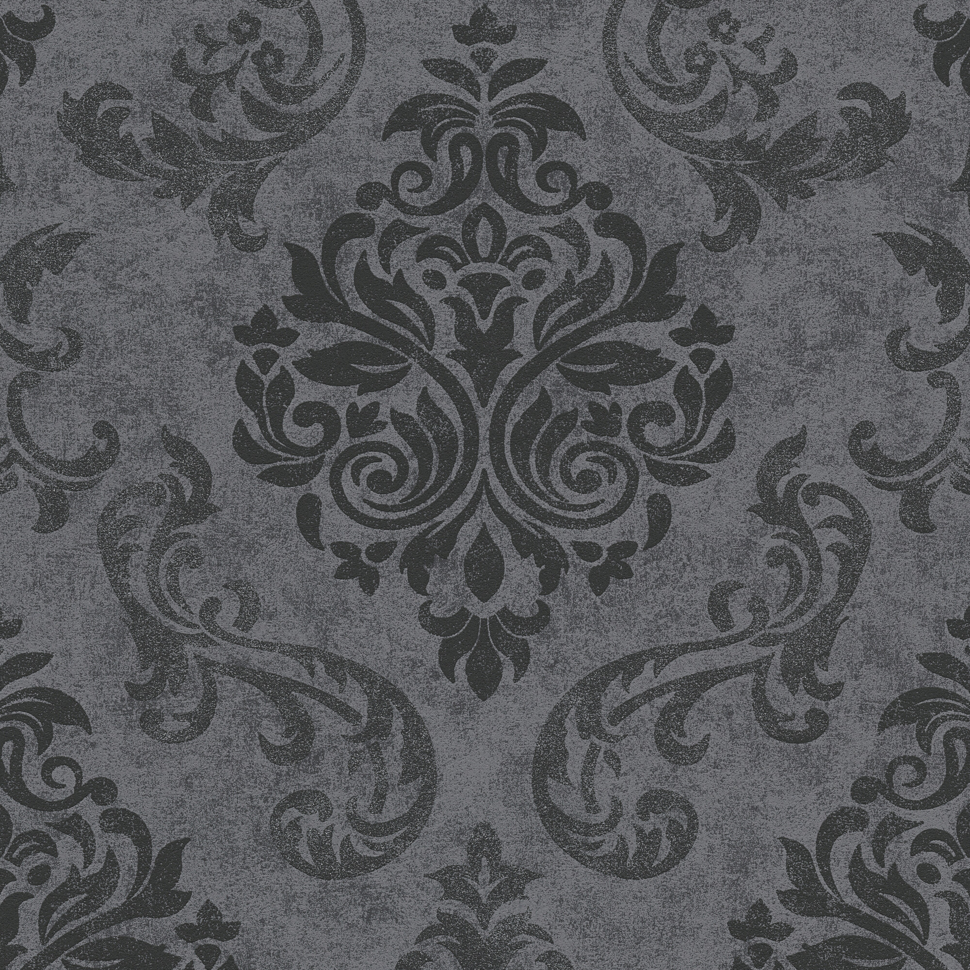 A.S.Creation Tapete schwarz grau B/H/D: ca. 52x250x7,5 cm