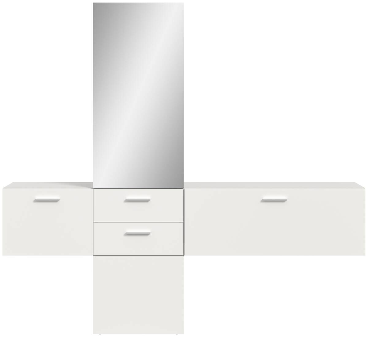 Garderobe VAGA weiß B/H/T: ca. 208x190x36 cm