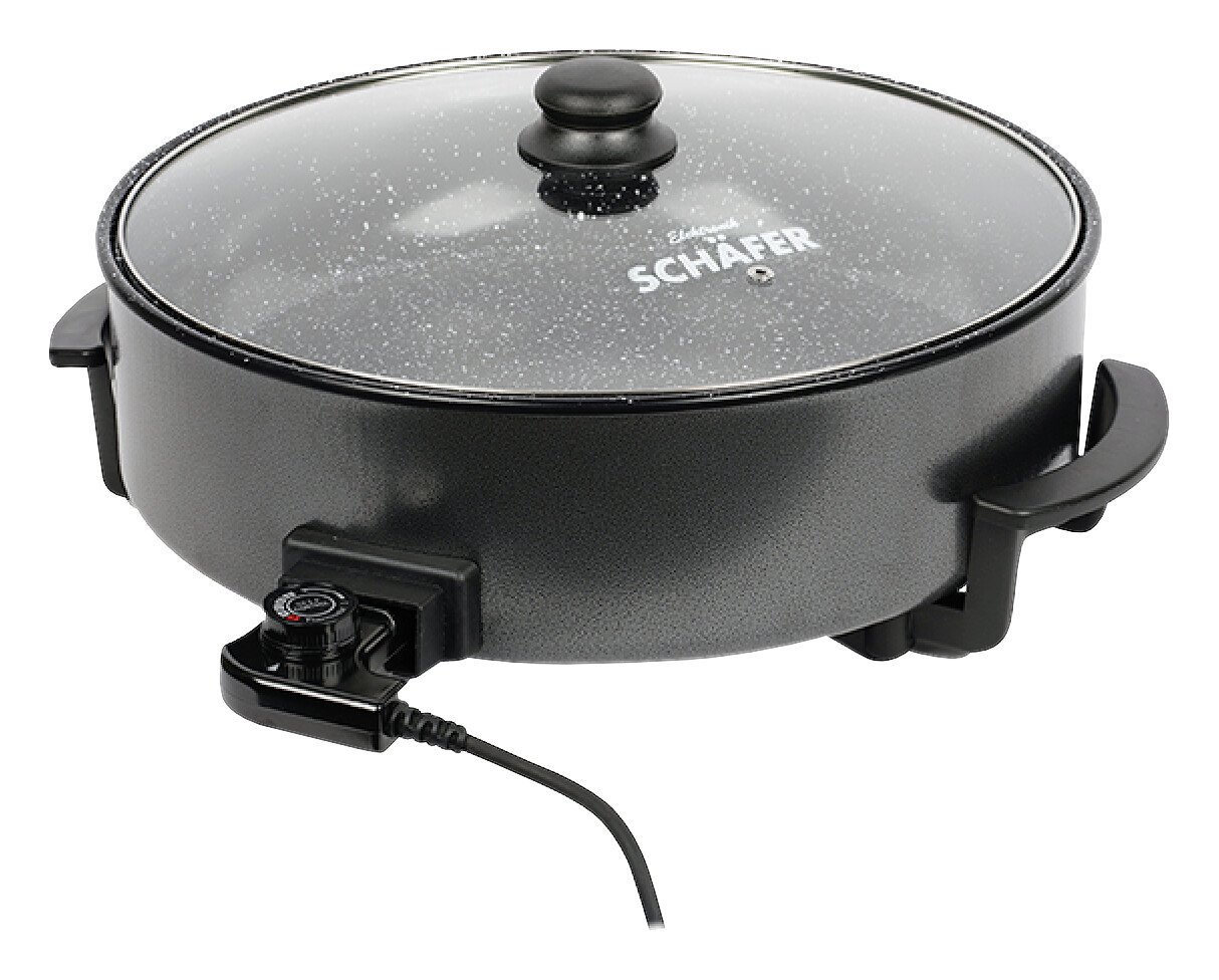 MICHELINO Elektrische Multipfanne schwarz H/D: ca. 7x42 cm