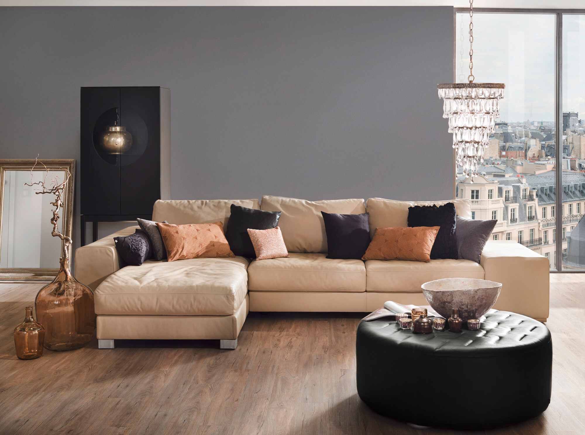 A.S.Creation Vliestapete grau B/H/D: ca. 53x1005x9,5 cm