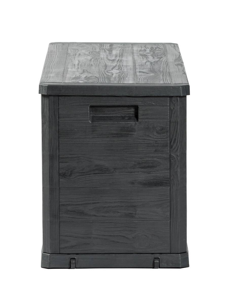 Toomax Aufbewahrungsbox Woodys 280 anthrazit Kunststoff B/H/T: ca. 118x56x45 cm
