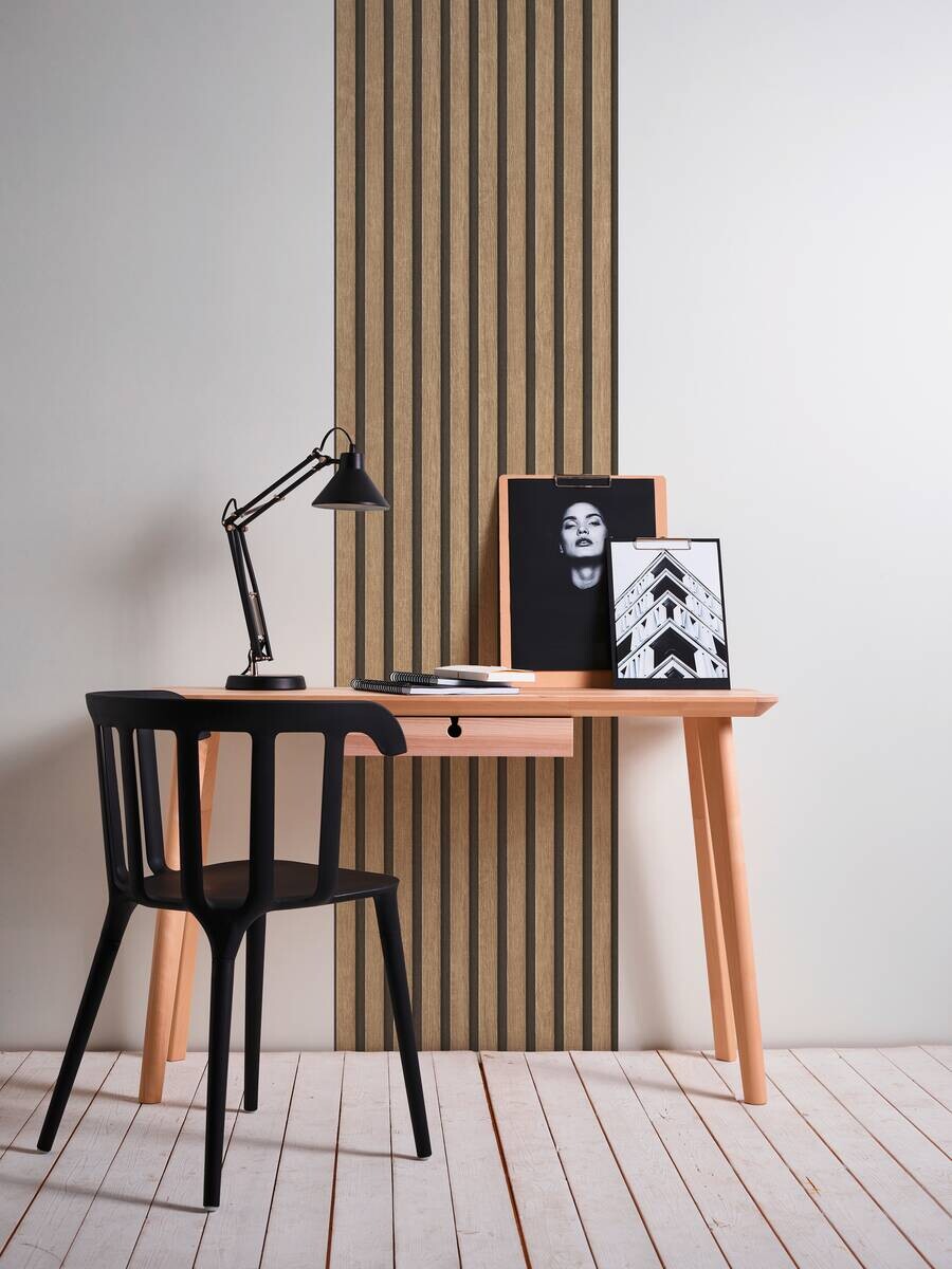 A.S.Creation Tapete beige braun schwarz B/H/D: ca. 52x250x7,5 cm