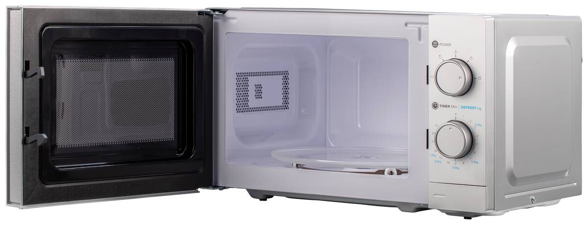 POCOline Mikrowelle MM720C2GX-PM silber Metall B/H/T: ca. 44x26x33 cm ca. 20 l