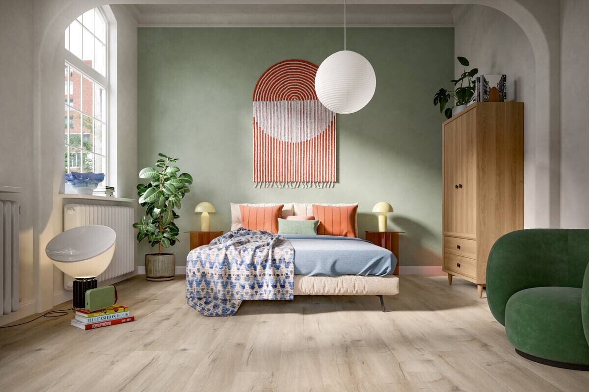 Laminatboden Loja ca. 1,9952m² im Paket B/L: ca. 129,2x19,3 cm pro Paket