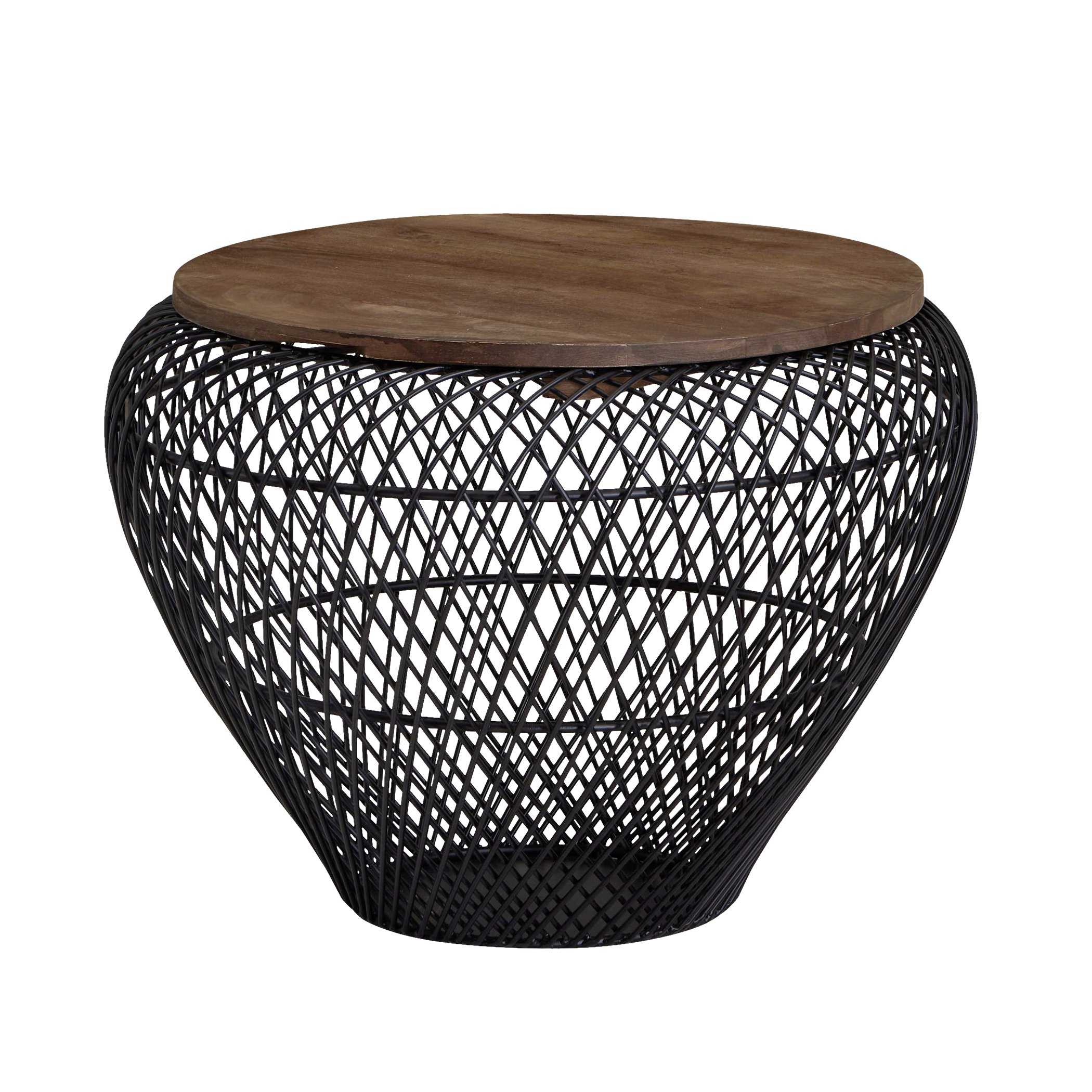 Wohnling Couchtisch schwarz B/H/T: ca. 60x45x60 cm