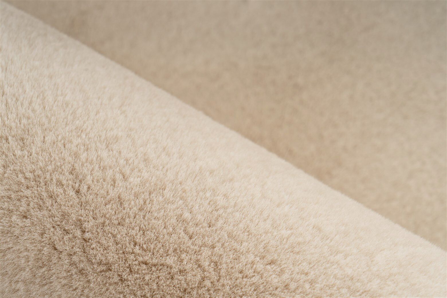 Padiro Hochflorteppich Rabbit Light 525 elfenbein B/H/L: ca. 160x3,6x160 cm