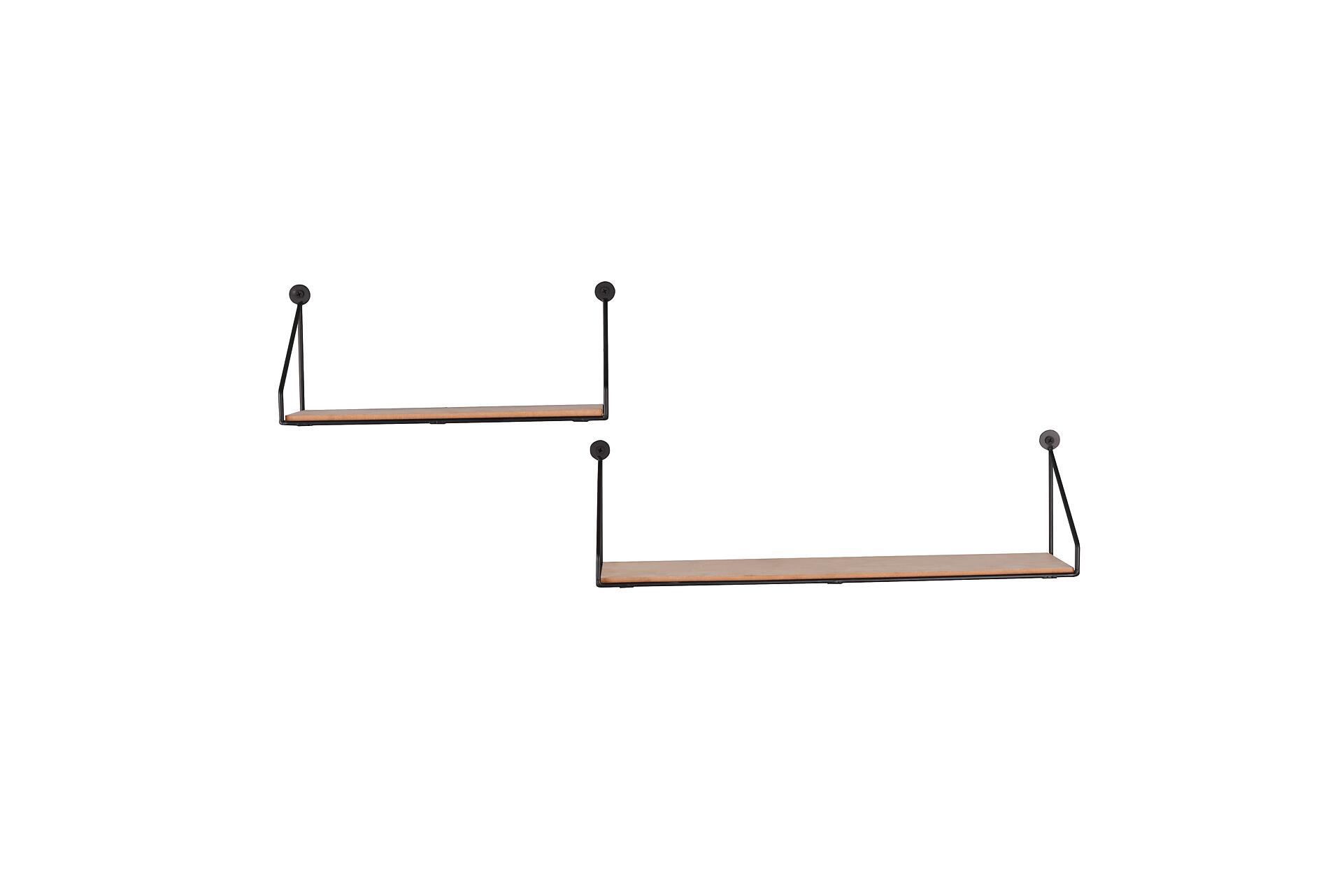 Wandregal Sabrina schwarz B/H/T: ca. 30x13x11 cm