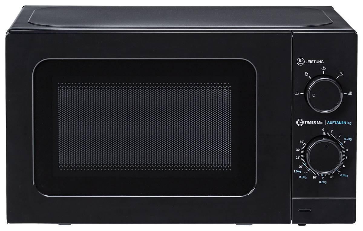 POCOline Mikrowelle MM720C2GX-PM schwarz Metall B/H/T: ca. 44x26x33 cm ca. 20 l