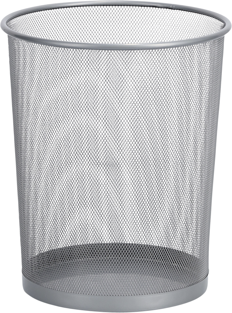 Zeller Papierkorb transparent B/H/L: ca. 30x35x30 cm