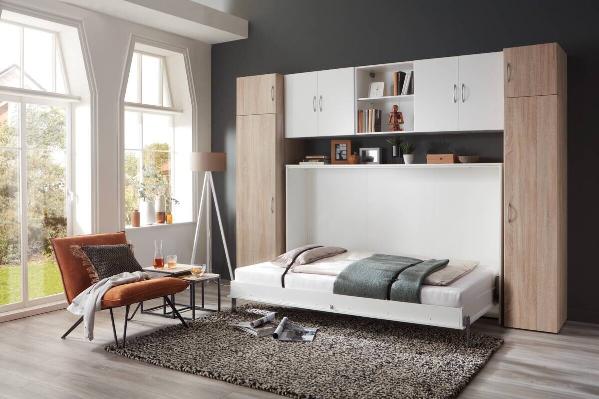 Klappbett Juist weiß Liegefläche B/L: ca. 120x200 cm