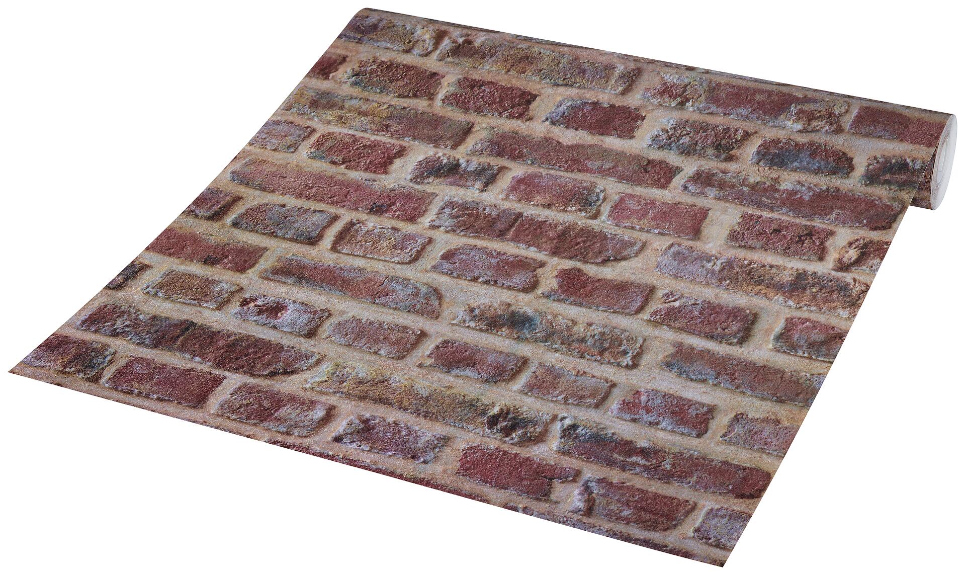 Vliestapete rot B/L: ca. 53x1005 cm