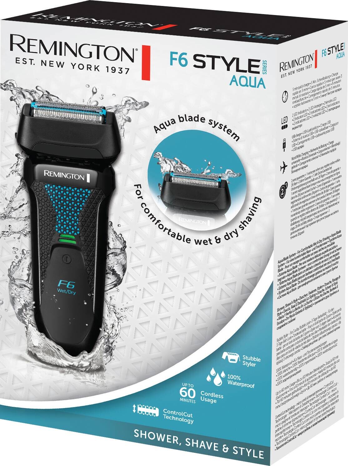 REMINGTON Herrenrasierer schwarz Kunststoff B/H/L: ca. 15,9x23,4x8,9 cm